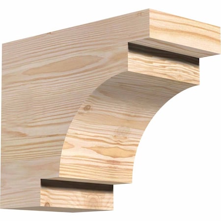 Ekena Millwork Mediterranean Rough Sawn Rafter Tail, Douglas Fir, 6"W x 10"H x 12"L RFT06X10X12MED00RDF